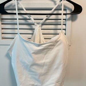 SKIMS White Sleeveless Camisole with Tie Front
